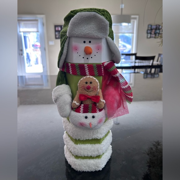 Snowman wine carrying container. - Picture 2 of 10